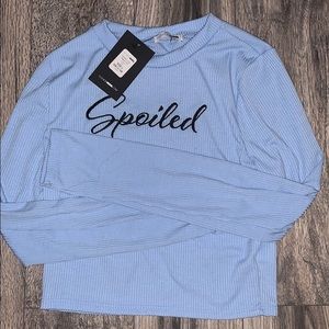 Spoiled Long Sleeve Top - Fashion Nova
